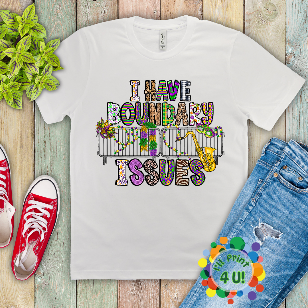 "Mardi Gras" (Multiple Options) Ready-to-Print DTF Transfer