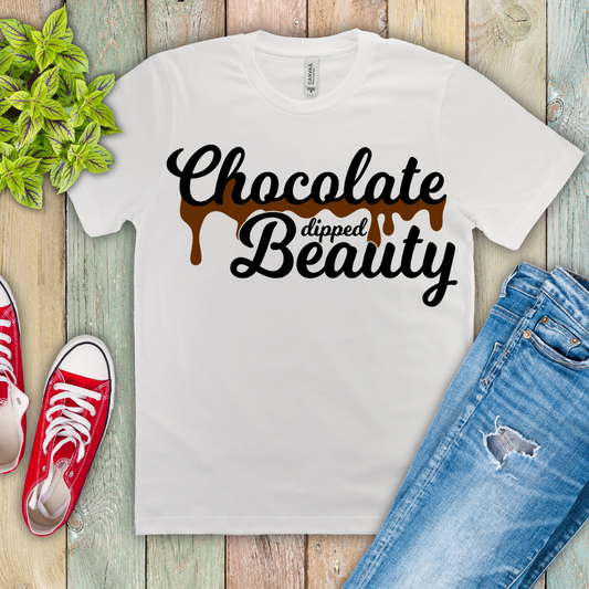 Chocolate dipped Beauty Ready to Print DTF Transfer
