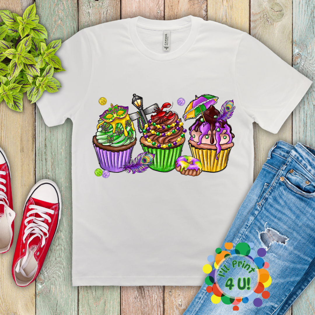 "Mardi Gras" (Multiple Options) Ready-to-Print DTF Transfer