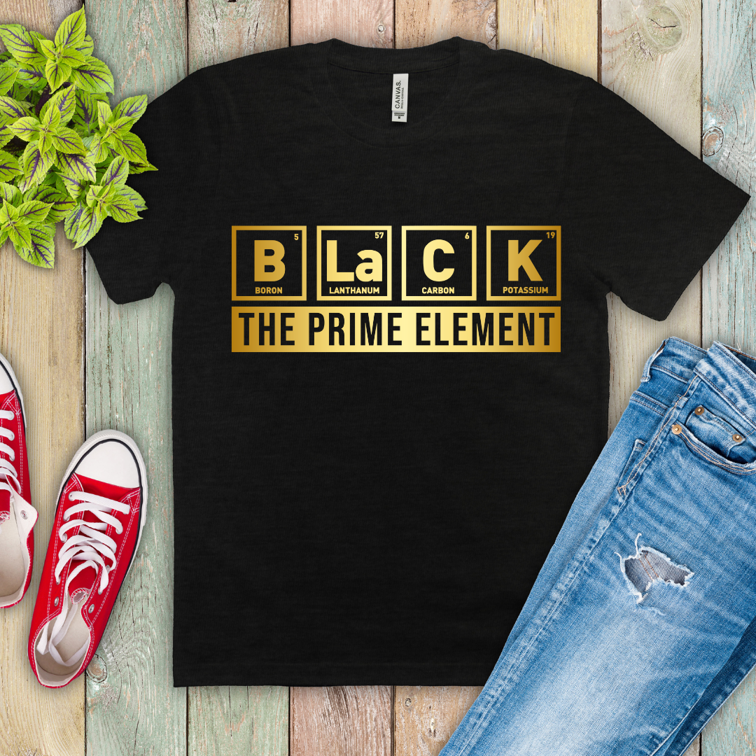 BLACK, The Prime Element (Multiple) Ready to Print DTF Transfer