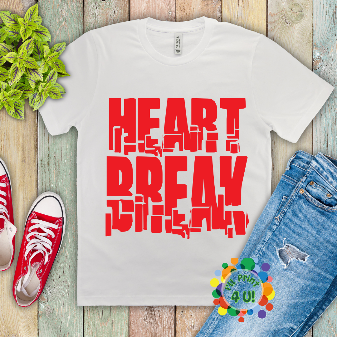 Heart Breaker Ready-to-Print DTF Transfer