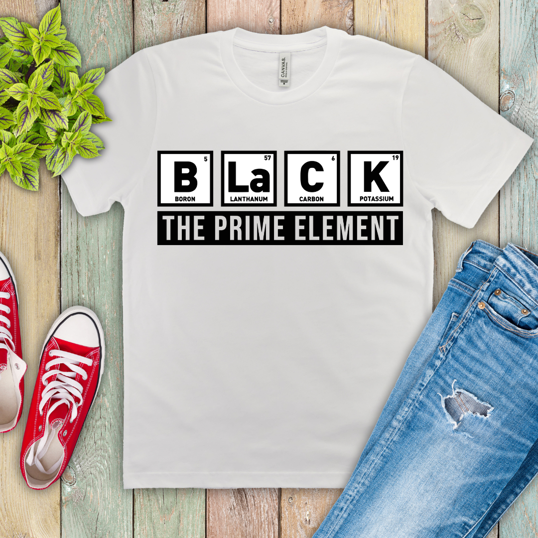 BLACK, The Prime Element (Multiple) Ready to Print DTF Transfer