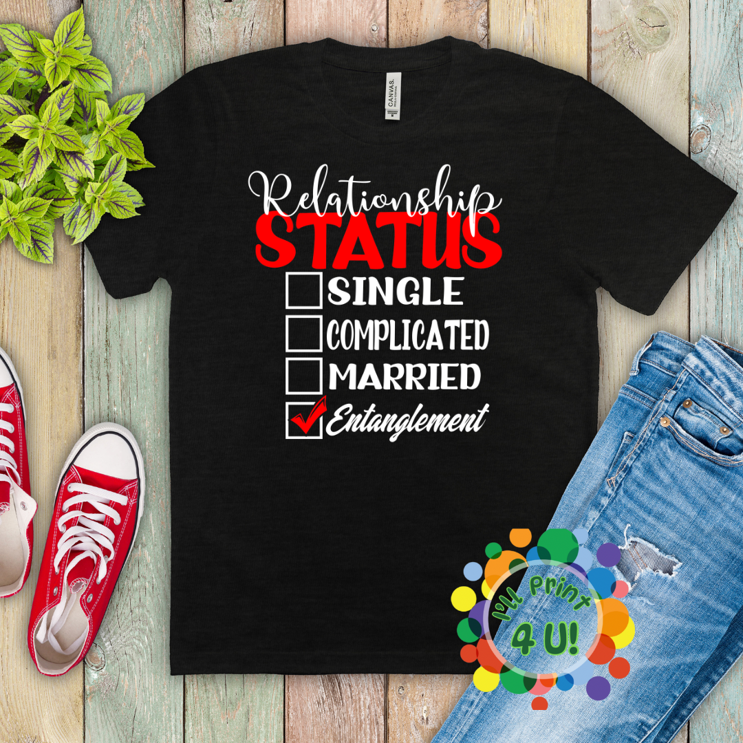 Relationship Status (Entanglement) Ready-to-Print DTF Transfer