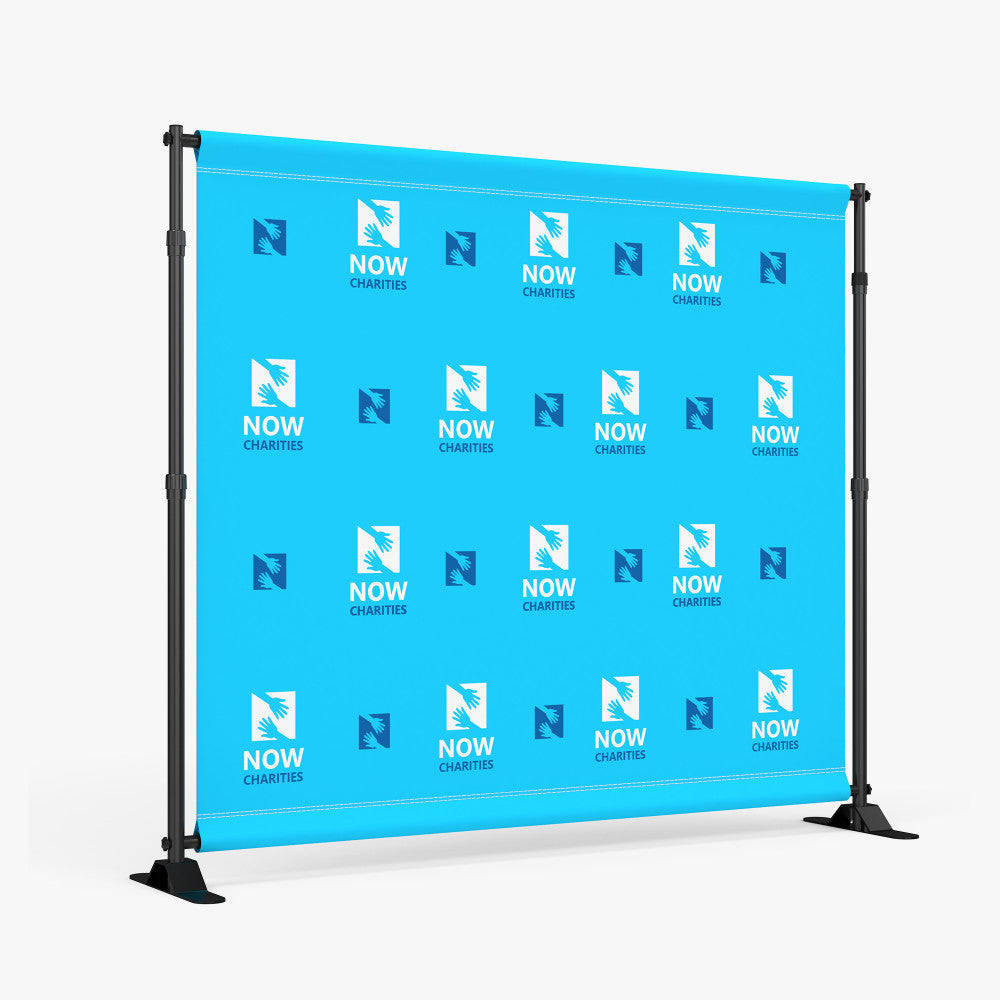 Step and Repeat Banner Backdrop With Stand