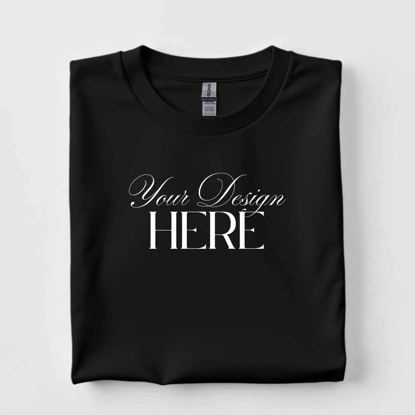 Custom Heavy, 100% Cotton T-Shirt (Standard Style)