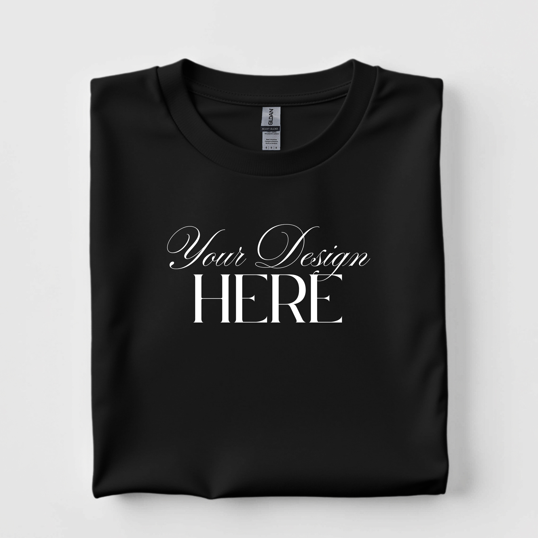 Custom Heavy, 100% Cotton T-Shirt (Standard Style)