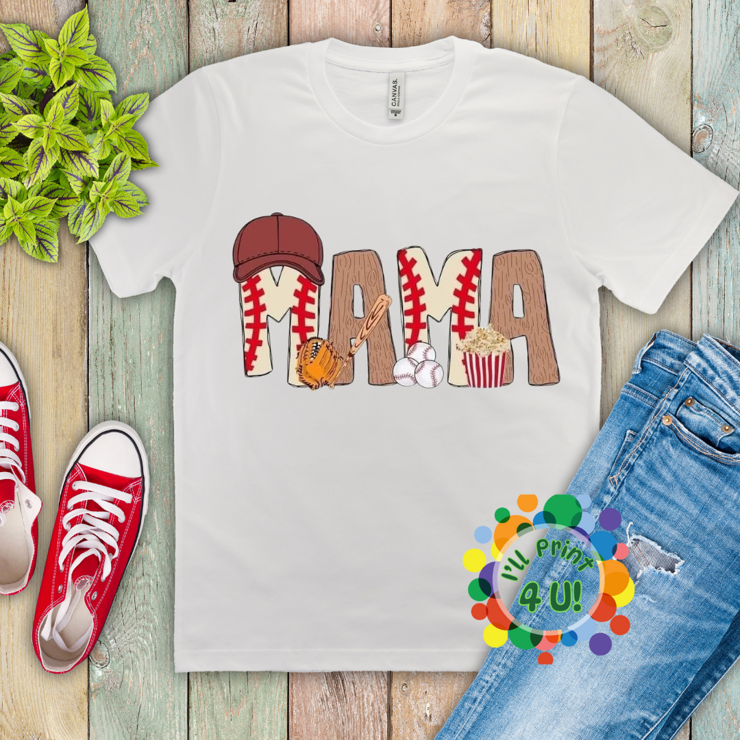 "It's Baseball Season" (Multiple Options) Ready-to-Print DTF Transfers.