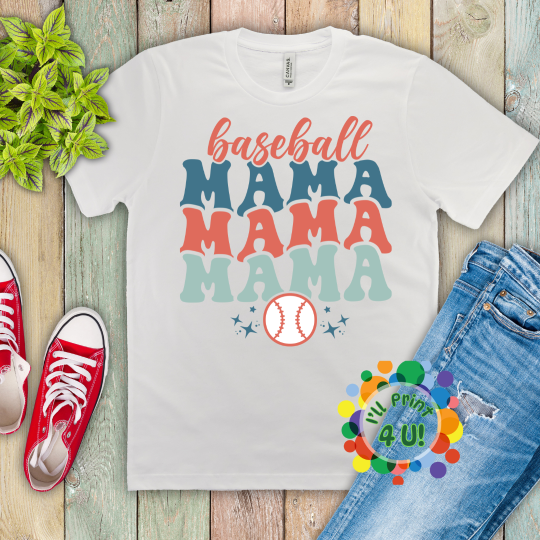 "It's Baseball Season" (Multiple Options) Ready-to-Print DTF Transfers.