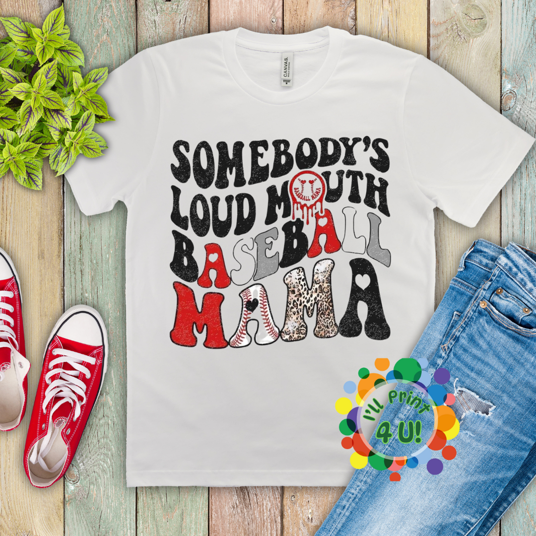 "It's Baseball Season" (Multiple Options) Ready-to-Print DTF Transfers.