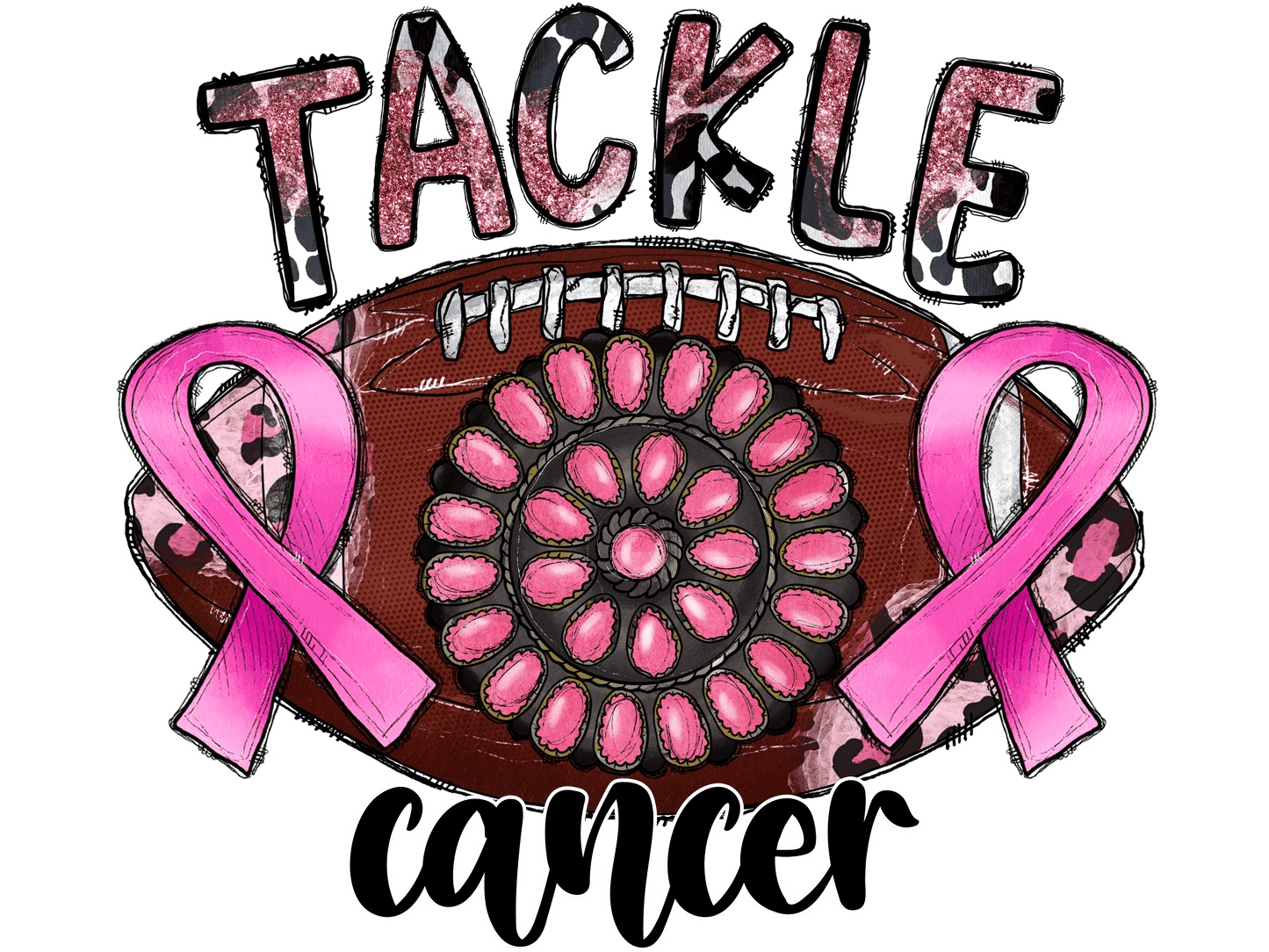 "Breast Cancer Awareness" (Multiple Options) Ready-to-Print DTF Transfers.