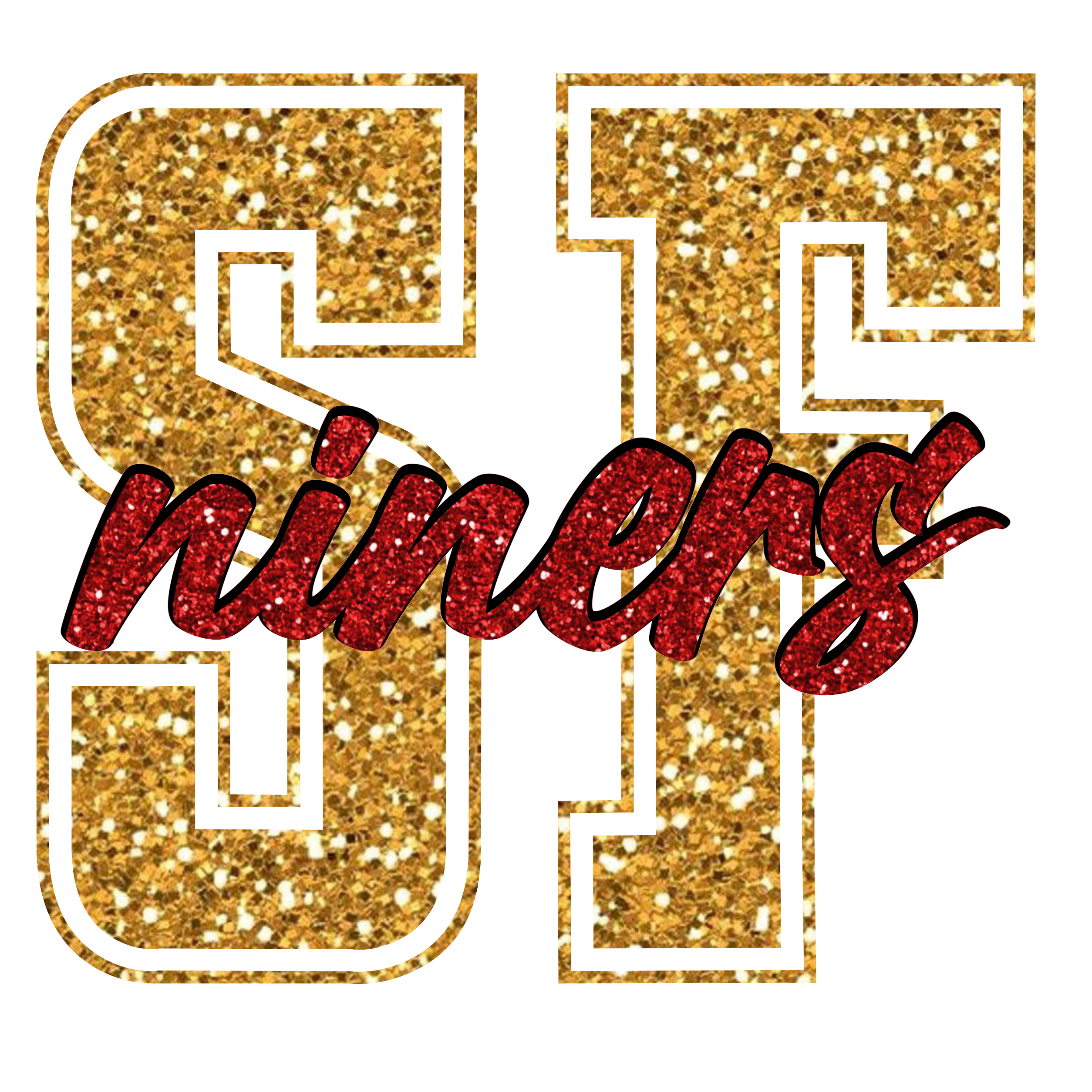 "SF Niners" (Multiple Options) Ready-to-Print DTF Transfers.