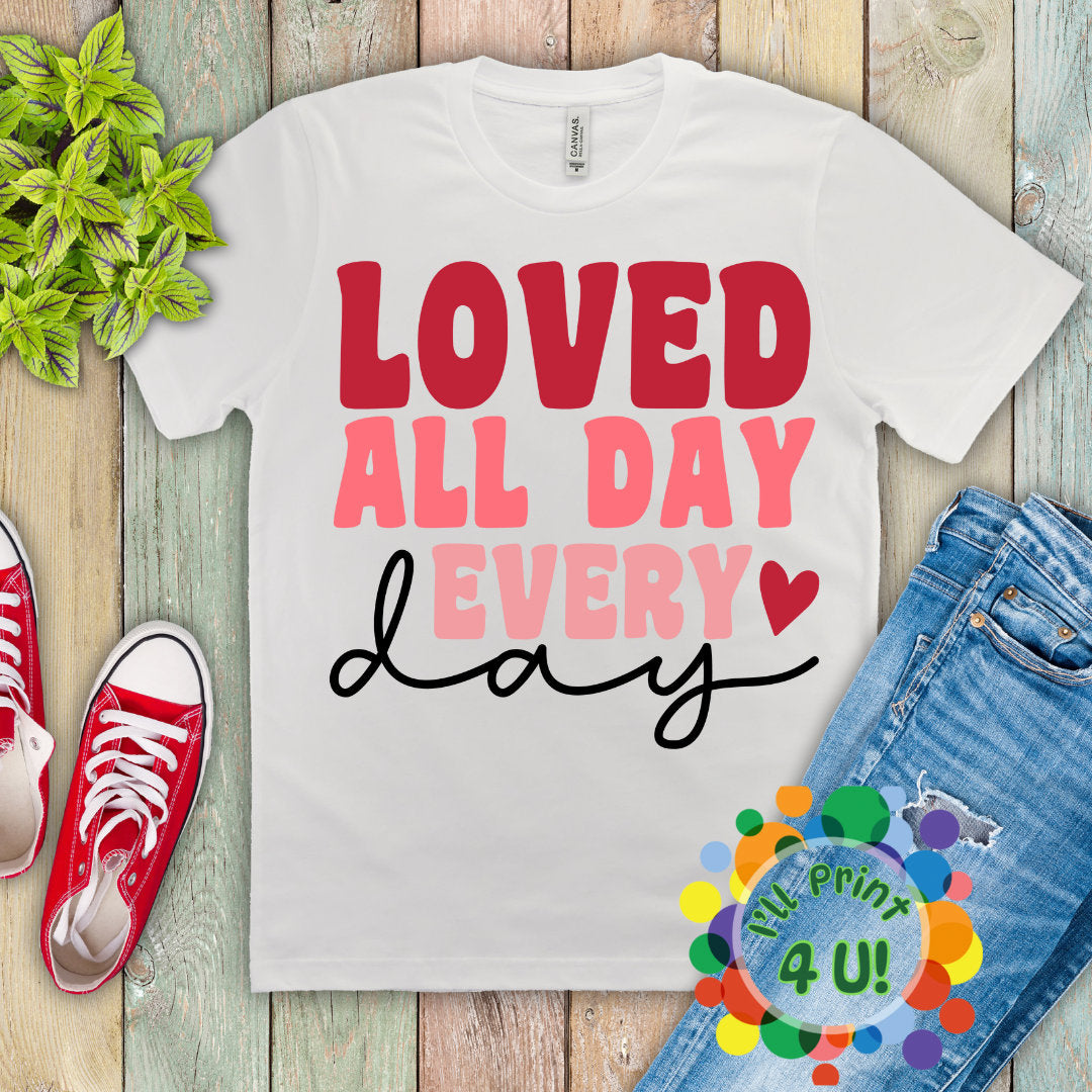 Retro Valentines Day Ready-to-Print DTF Transfers