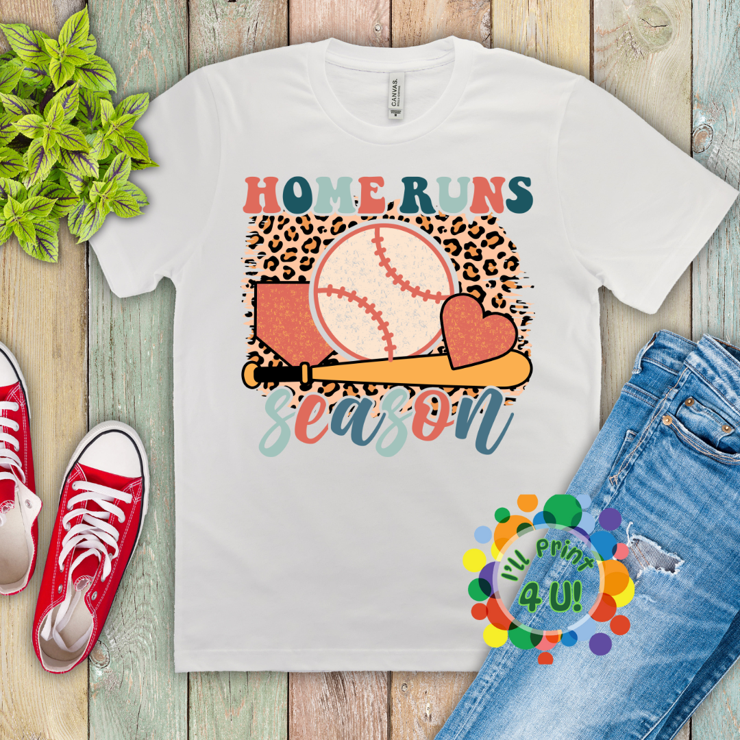 "It's Baseball Season" (Multiple Options) Ready-to-Print DTF Transfers.