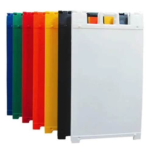 Plasticade Signicade® A-Frame Sign Stand WITH (2) 24X36 Coroplast Custom Signs