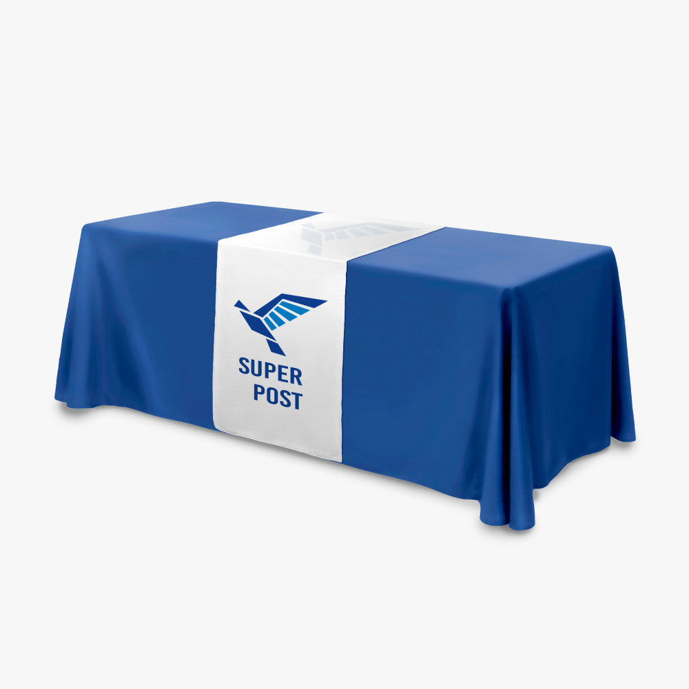 Custom Full Color Table Runner – Bold Branding, Simple Setup